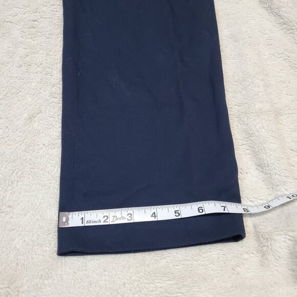 Banana Republic Navy Blue Casual Basic Straight Leg Slim Fit Drawstring Pant 38R - Picture 6 of 8